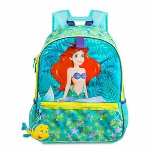 Disney Store Princess The Little Mermaid Ariel Girl 16 Inch School Backpack Teal